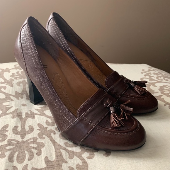 EuroSoft by Sofft, Brown heels with tassel - Picture 3 of 7